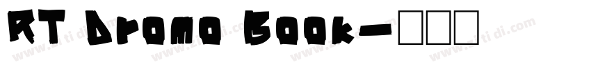 RT Dromo Book字体转换